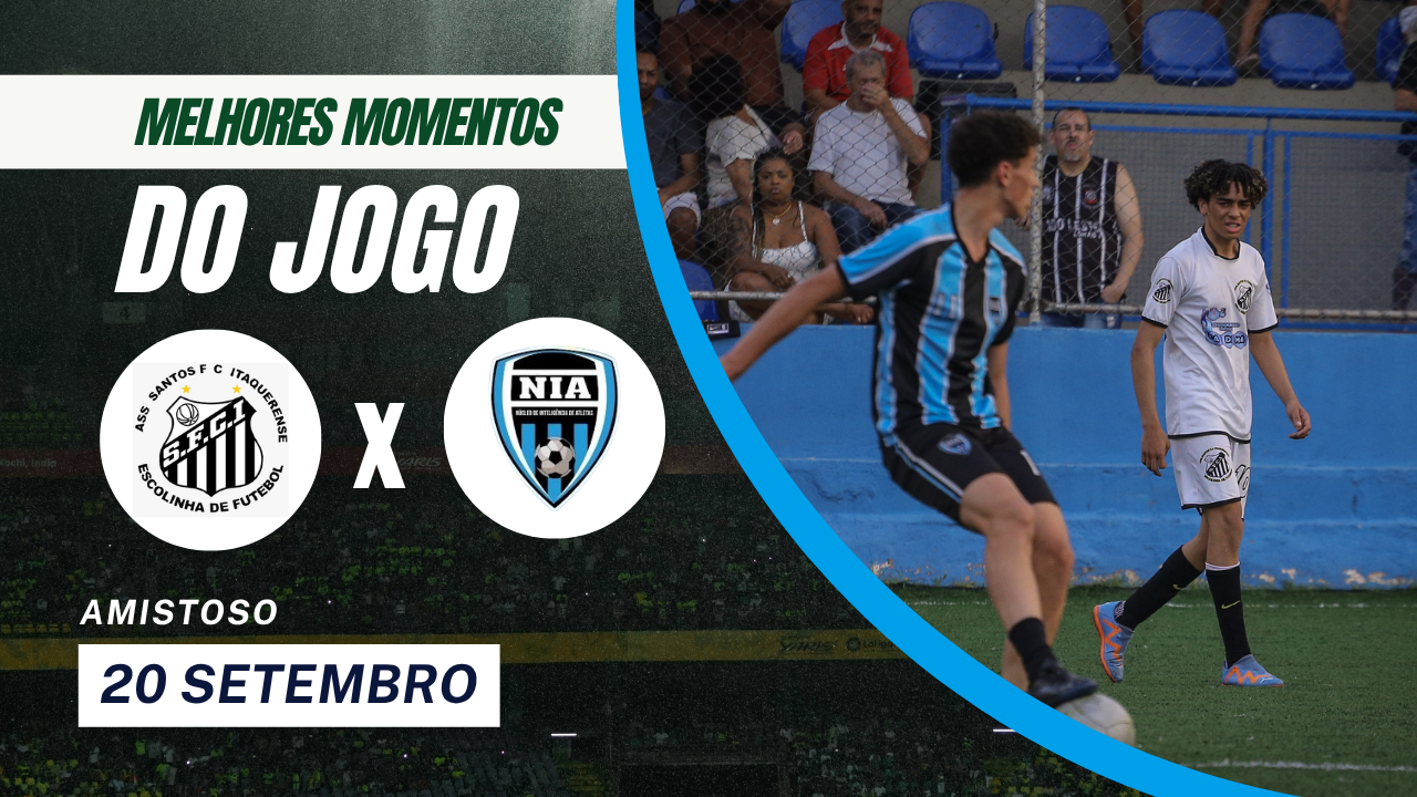 Gols e Lances Santos Itaquerense x NIA