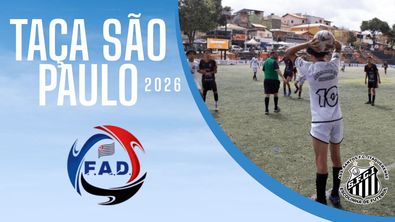 Confirmado: Santos Itaquerense participará da 14º edição da Taça São Paulo de Futebol de Base 2026